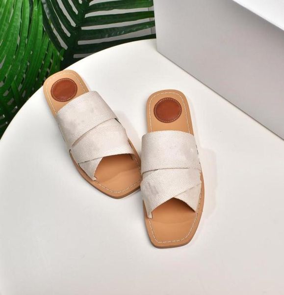

2021 new classic fashion women039s casual flat slippers ribbon fabric rubber soles luxury size 35405996499, Black