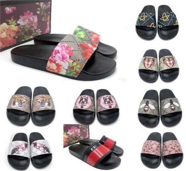 

men slippers women ladies flat platform sandals rubber slide floral bottoms flip flops striped beach causal slipper3762215, Black