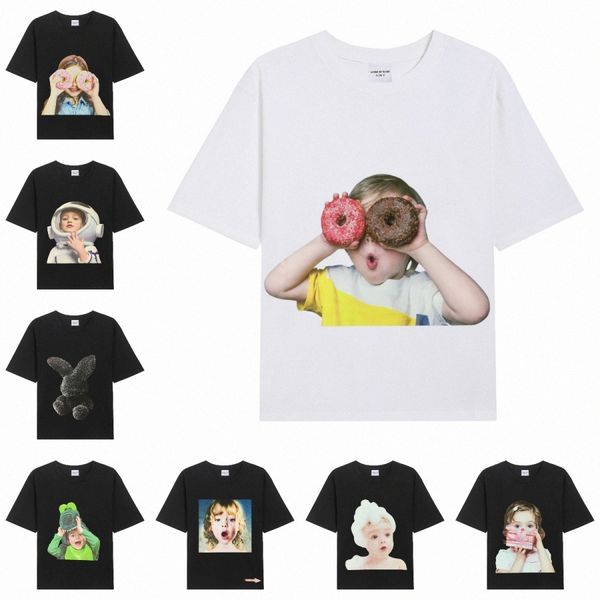 

mens t shirt acme de la vie adlv brand designer men women t shirt fashion print tees short sleeve streetwear x05i#, White;black