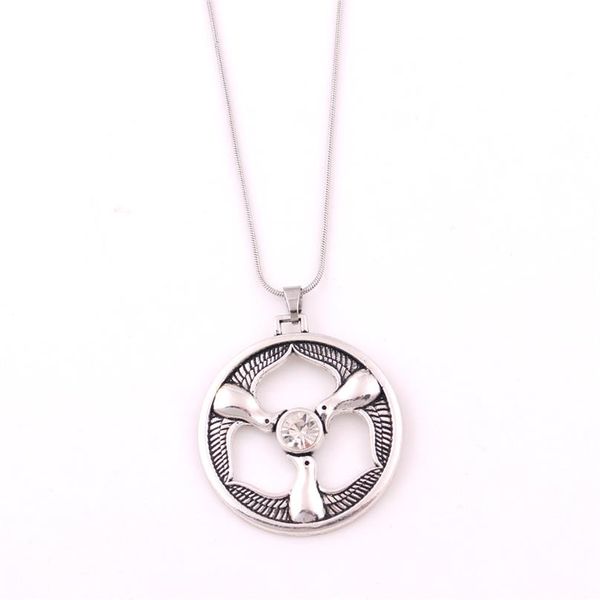 

huilin jewelry rhiannon three birds pendant welsh goddess birds crystal pendant snake chain necklace for men and women312h, Silver
