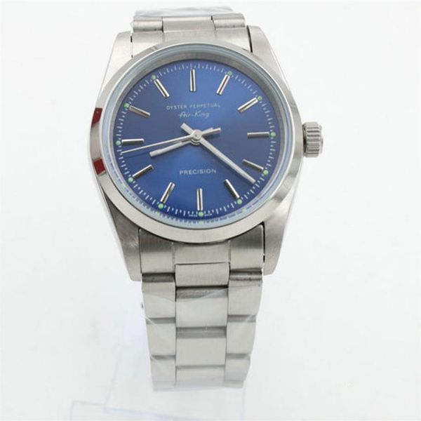 

new classic mens watch exp i style 36mm black dial automatic movement stainless steel mirror original folding buckl w206w, Slivery;brown