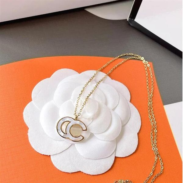 

high fashion fritillary necklace exquisite design pendant necklace luxury jewelry long chain classic women accessories selected gi212t, Silver