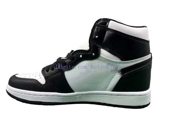 

1s black white high shoes black white basketball sneakers
