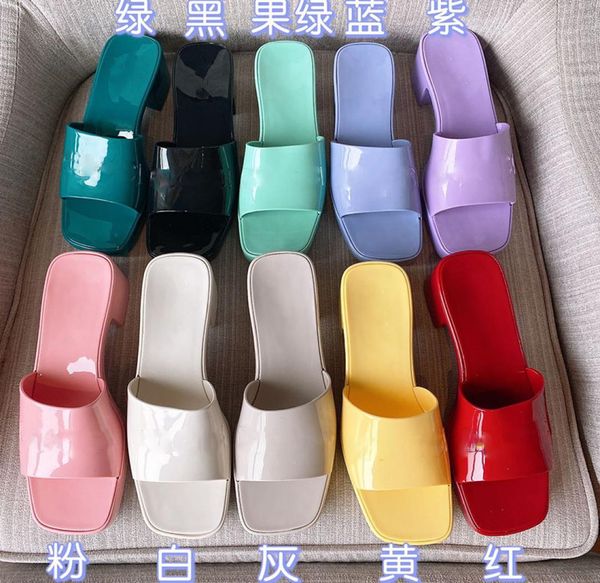 

women039s jelly slippers summer fashion casual outdoor beach high heels jelly women039s shoes sandals 3641 slippers women6617962, Black