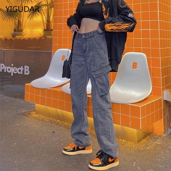 

jeans y2k pants overalls jeans womens fashion new style women's trousers high waist jeans loose casual trousers vintage streetwear, Blue