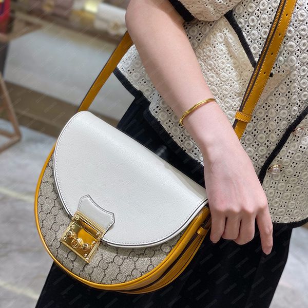 

2023 messenger bags women vintage shoulder bags classic luxury crossbody bag tote purse designer handbag fashion saddlebag canvas leather ha