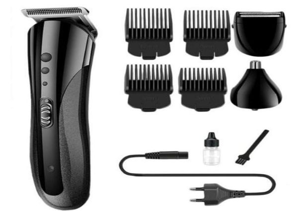 

kemei km1407 multifunctional hair trimmer rechargeable electric nose hair clipper professional electric razor beard shaver3853313