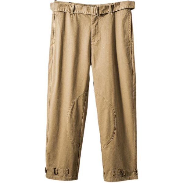 

pants men's pants loose midwaist military motorcycle jogger workwear vintage casual spring autumn streetwear, Black
