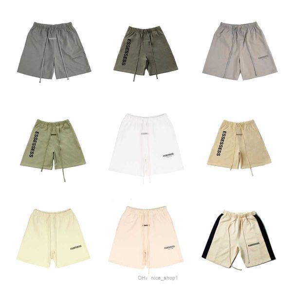 

men's shorts mens designer printed essent letter sports casual essentail loose oversize style drawstring knee lengh size 5uu8, White;black