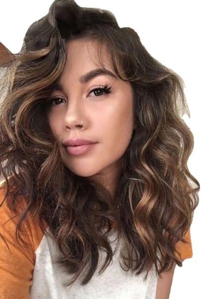 

short wavy blonde highlight wig human hair wigs ombre 13x4 brown lace front wig brazilian remy bob 360 13x6 hd lace frontal wig, Black;brown