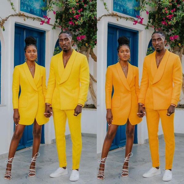 

blazers yellow blazer set shawl lapel tuxedo beach wedding man suit 2 piece formal costume homme custom terno masculino slim fit made, White;black