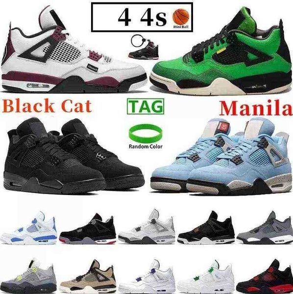 

4 university blue 4s basketball shoes black cat fire red men sneakers starfish metallic ge green what the mushroom mens sports