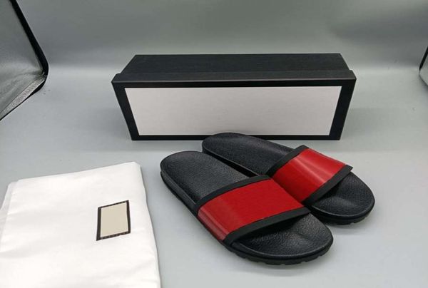 

classics sandals designer slippers slides floral brocade gear bottoms flip flops men women striped beach causal slipper home011 012522335, Black