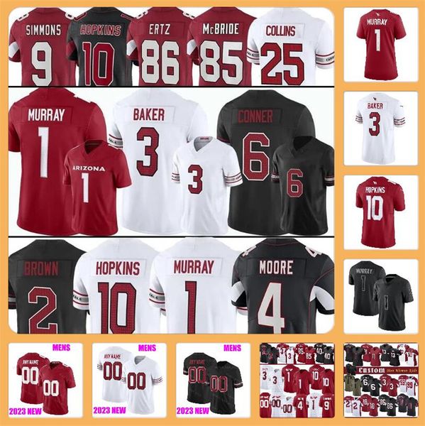 

arizonas kyler murray cardinal tee custom football jerseys j.j. watt deandre hopkins budda baker nflqqqqq pat tillman myjai sanders kurt war, Black