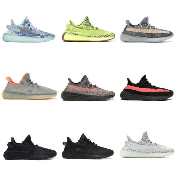 

running yeezzys shoes for men women salt slate zebra oreo dazzling blue mx rock beluga reflective turtle dove bred runners granite grey size