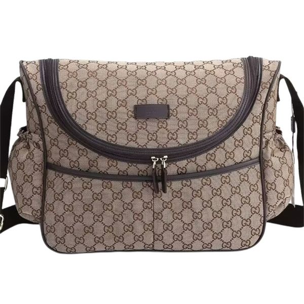 

mom baby diaper bag 3-piece set paris female designer print multifunctional fashion zipper & hasp one shoulder bag mom and girl's gift