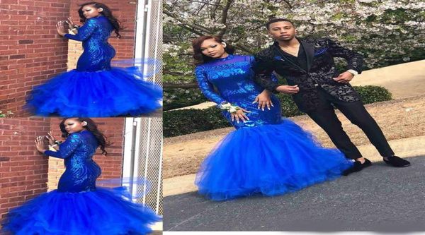 

jewel neck prom dresses long sleeve tulle ruffles formal party evening dresses prom gowns 2020 354582, Black
