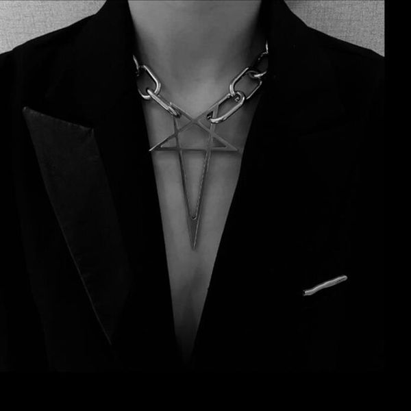 

rick ro vintage silver chain necklace owens street fashion hip hop high street accessories jewelry holiday gifts3257