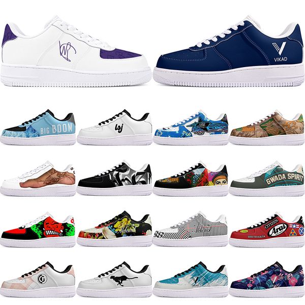 

DIY shoes precious autumn mens Leisure shoes one for exquisite men women casualplatform sneakers Classic cartoon graffiti trainers comfortable sports 21304