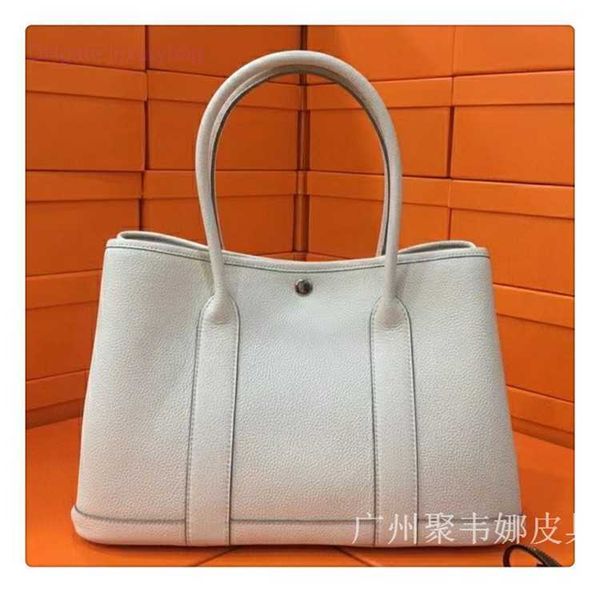 

designer herbag garden party evening high end garden layer cowhide leather portable women's bucket large capacity shopping mother bag i