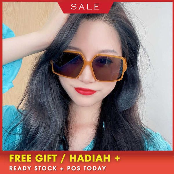 

luxury designer vintage brand sunglasses uv400 women 2023 luo yijia large square sunglass net red ins same personalized sunglass lw40061, White;black