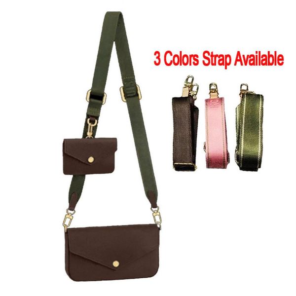

fashion brand mini lady messenger shoulder bags wallets set women leather purses2802