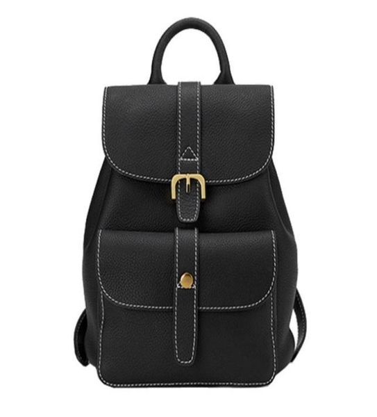 

casual backpack women new trend layer cowhide genuine leather female bag in school ins style9342517