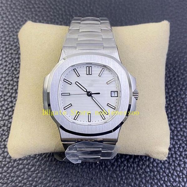 

8 style super 3k factory watch 904 steel men's 40mm white dial 5711 1a sapphire glass 5711 5167a 5167r cal 324 s c automatic 347r, Slivery;brown