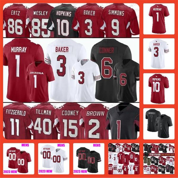 

deandre hopkins kyler murray tee jerseys arizonas budda baker custom cardinal football nfluuuu pat tillman myjai sanders kurt warner james c, Black