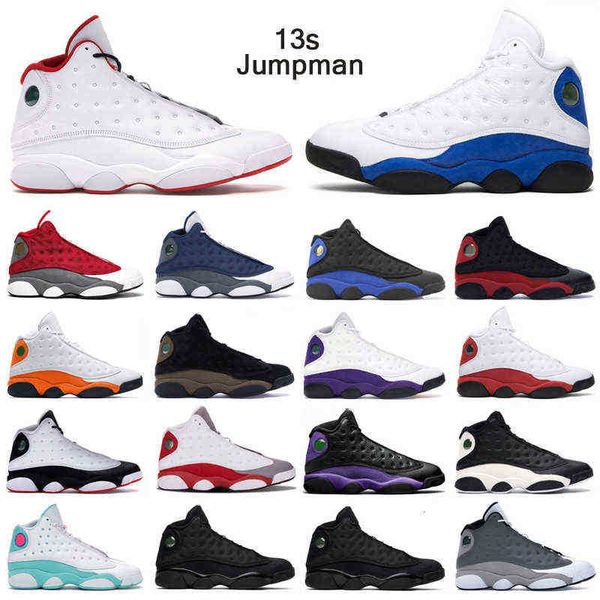 

13 dark powder blue 13s jumpman basketball shoes university gold red flint court purple black cat mens trainers sports sneakers, White;red