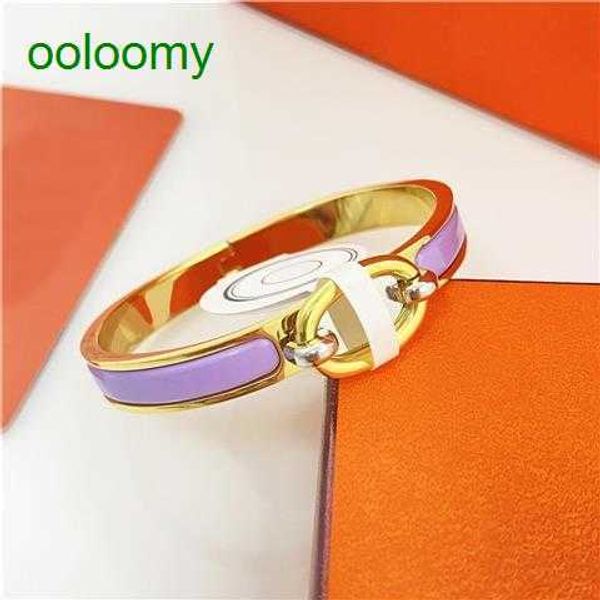 

hemrres designer bracelet gold bracelet for women new pig nose bracelet light luxury gold plated high fashion enamel s22n, Black