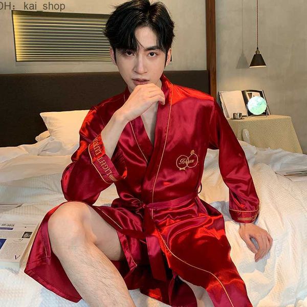 

piece pants new silk ice pajamas large embroidered lace bathrobe 21, White