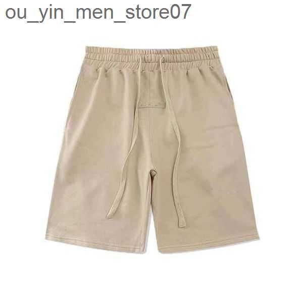 

essentail shorts reflective high street shorts men's casual sports pant loose oversize style drawstring short pants trend designer esse, White;black