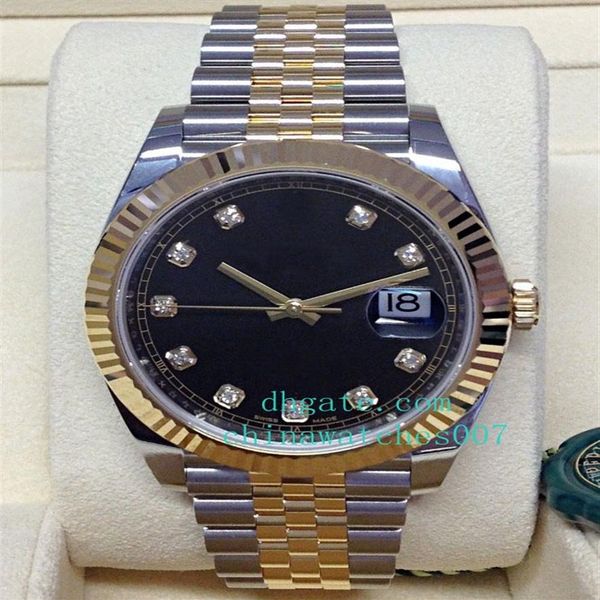 

2018 watch 41mm luxury stainless steel automatic mens men's watch watches man wristwatch221o, Slivery;brown