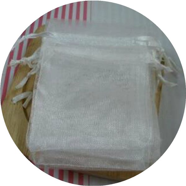 

organza gift bags white colors, 7 x 8.5cm / 4 inches with drawstring. sold per pkg of 100 pcs (003583), Pink;blue