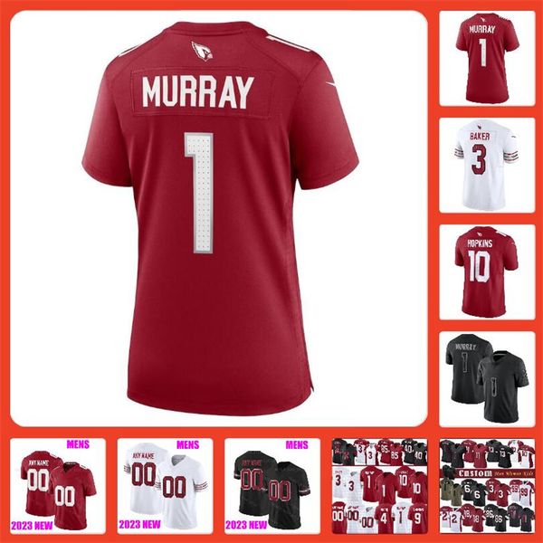 

youth kids mens womens tee kyler murray jerseys jj j.j. watt deandre hopkins arizonas budda baker custom cardinal football nflwwwww tillman, Black