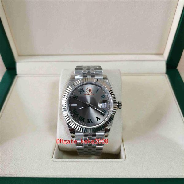 

3 colors bp factory watches 36mm 41mm 126334 126234 126333 126331 jubilee bands roman dial luminescent mechanical automatic me269h, Slivery;brown