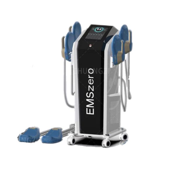 

ems professional muscle stimulator machine emszero rf 4 handle body slimming device painless fat reduction beauty spa use 14 tesla 2023