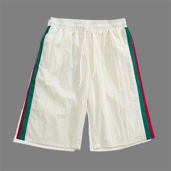 

32% off ceiling grade gujia and fashion casual paris guard pants women's double red green striped nylon shorts men's, White;black