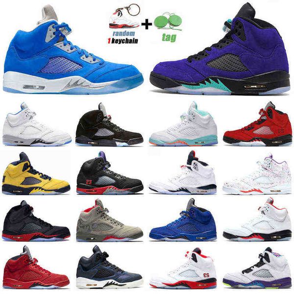 

5s blue bird jumpman basketball shoes 5 raging red hyper royal og black metallic 3 oreo mens trainers outdoor sports sneakers