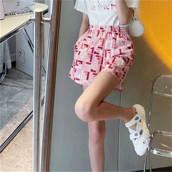

36% off station summer fashion letter pink shorts female shuai leisure blast street trousers european goods print, Black;white