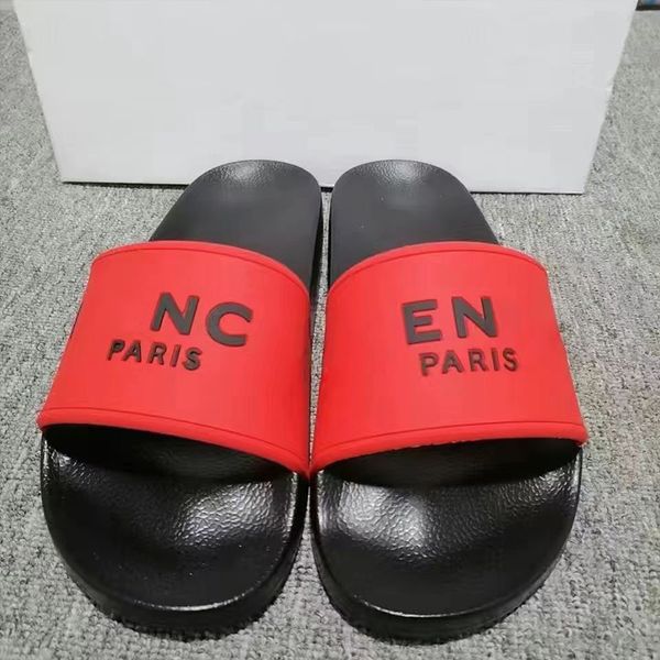 

designer women slippers rubber slippers jelly sandals high heels sandal summer thick bottom slipper beach slides alphabet pink green colors, Black