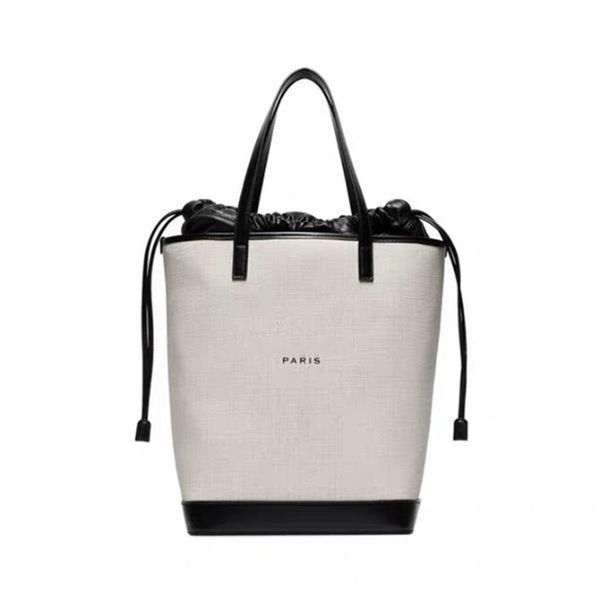 

2022 outdoor summer bag big capacity canvas tote for women designer brand reusable shopping bag teddy ladies shoulder new217g