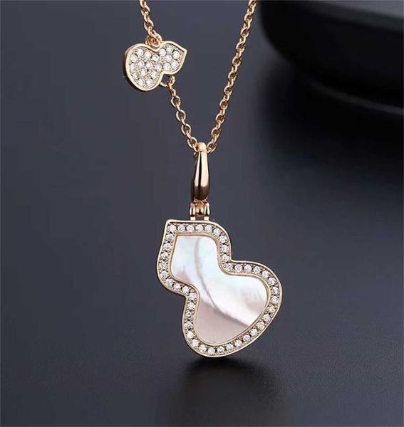 

leaf clover necklaces pendants motherofpearl stainless steel plated 18k for womengirl valentines mothers day engagement jewelrygif6240678, Silver