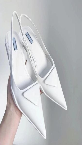 

white women dress wedding sandals kitty heels pumps ladies prom pointed toe design shoes 2021 summer female heeled zapatos leather2353121, Black