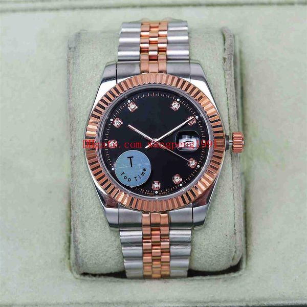 

12 style quality watch 41mm datejust 126331 116231 126334 18k rose gold automatic mens watch watches289d, Slivery;brown