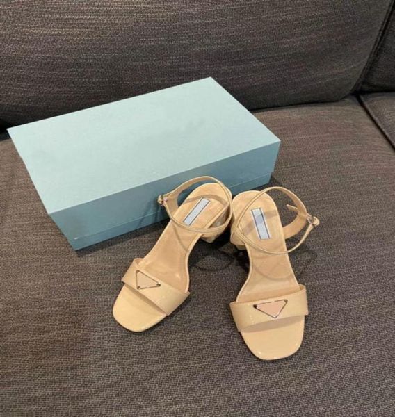 

new european luxury women039s single shoes fashion leather sole high heel sandals women039s summer fashion sandals high qual8524650, Black