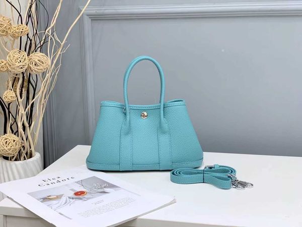 

designer herbag garden party evening 2023 spring new women's 20cm 25cm layer cow leather small garden portable messenger bag 0b4r