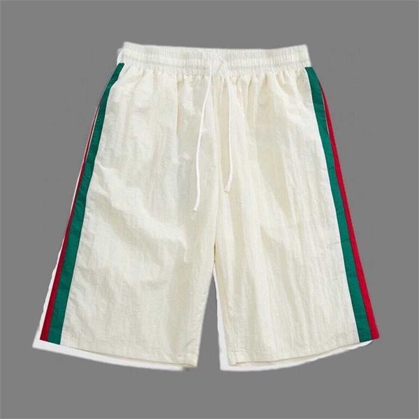 

36% off ceiling grade gujia and fashion casual paris guard pants women's double red green striped nylon shorts men's, White;black