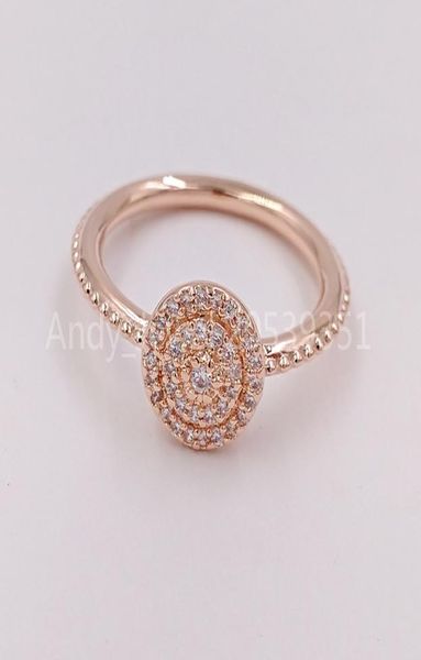 

radiant elegance ring silver rose clear cz charms authentic 925 sterling silver beads fits european pandora style jewelry bracelet9712147, Black